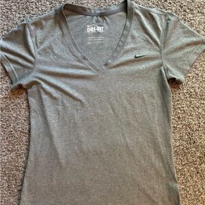 Grey Nike shirt
